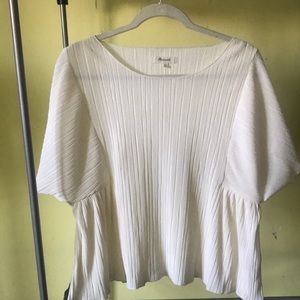 Madewell pleated blouse